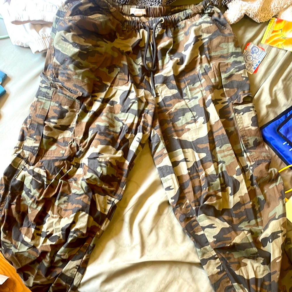 Full length camo pants